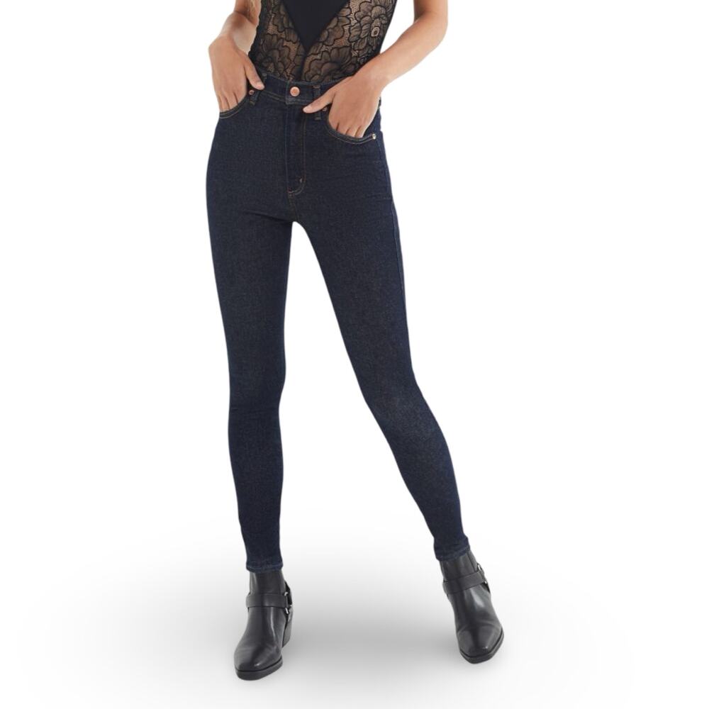AGOLDE Roxanne Super High Rise Skinny Jeans Dark Wash Sz. 26